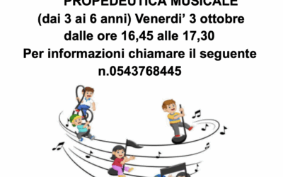 Prenota la laezione propedeutica musicale